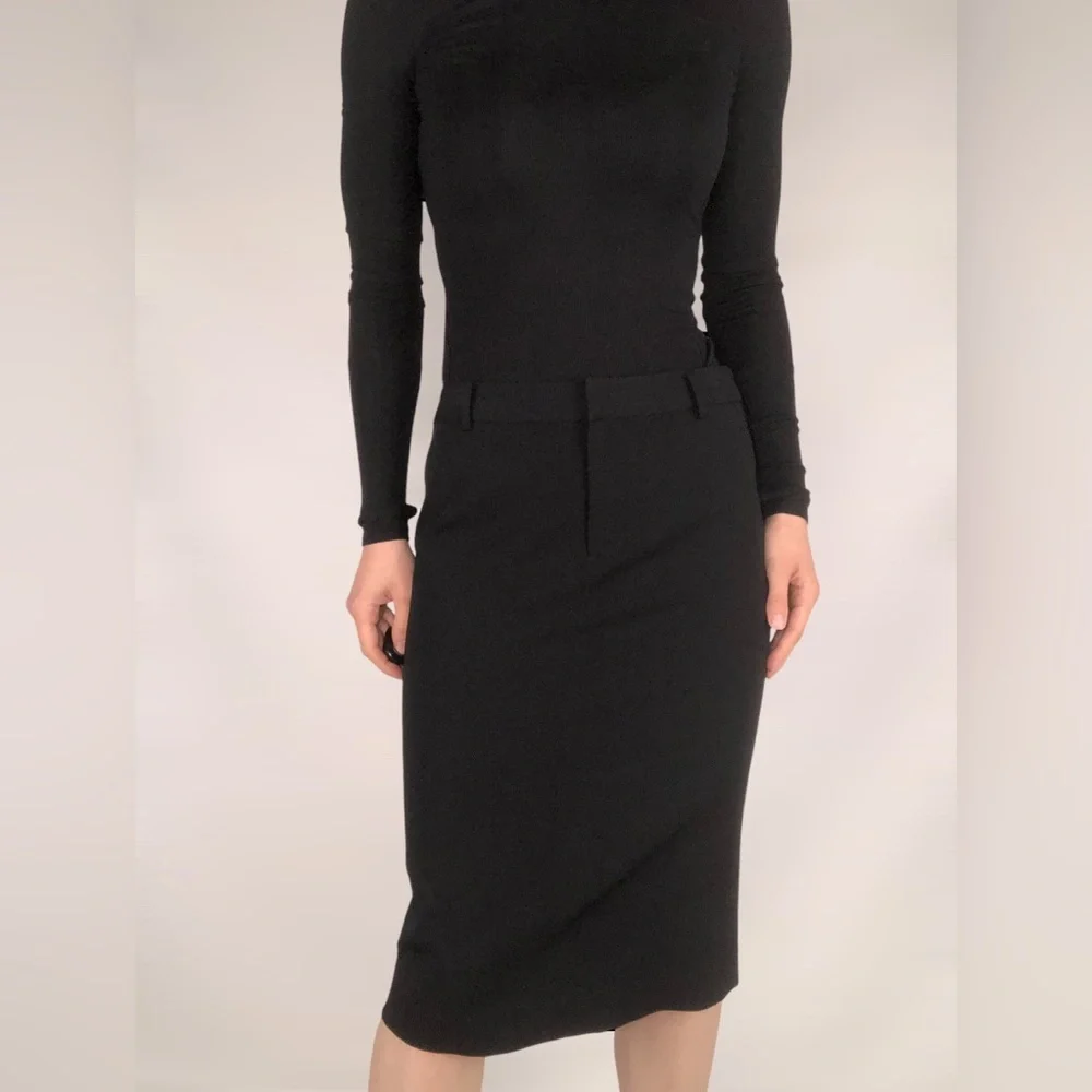 NWT Ralph Lauren Blue Label Wool Midi Skirt - Picture 2 of 6